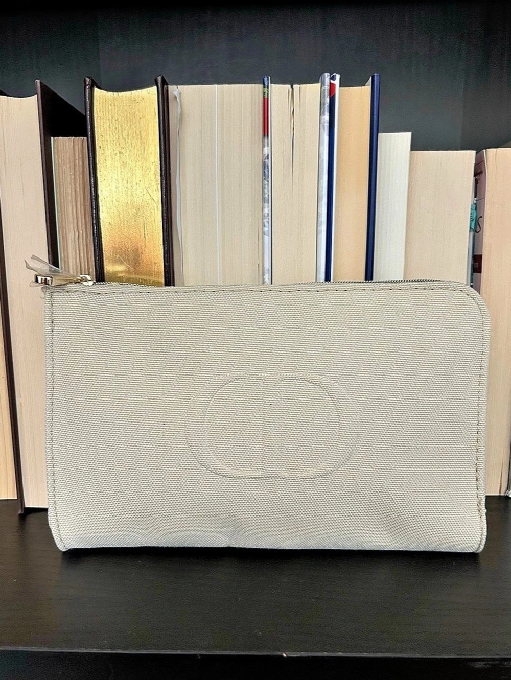 Dior Beauty Beige Cosmetic Pouch